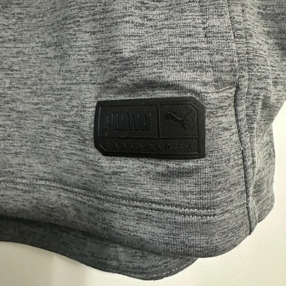 Puma Gray Sleeveless Zip-Up Vest Golf Vest - Picture 4 of 4